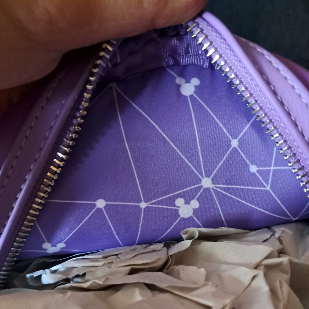 Disney Purple Wall Loungefly Mini Backpack - Picture 4 of 4